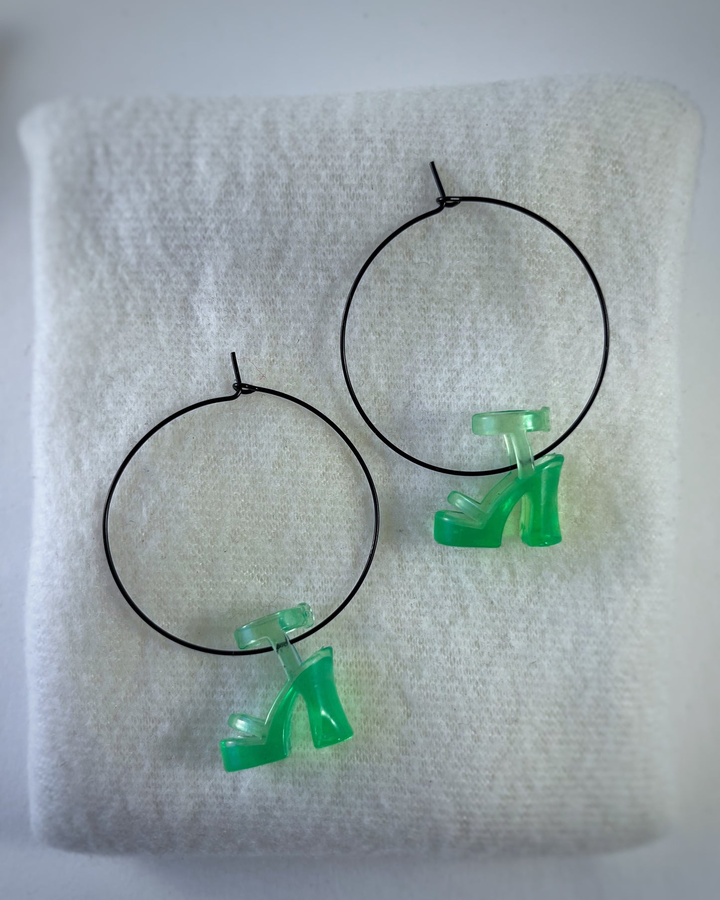 Colorful heels green